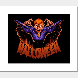 Halloween Vampire Posters and Art